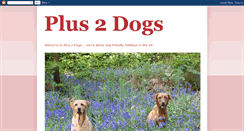 Desktop Screenshot of plus2dogs.blogspot.com