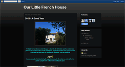 Desktop Screenshot of ourlittlefrenchhouse.blogspot.com