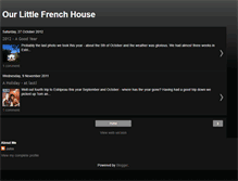 Tablet Screenshot of ourlittlefrenchhouse.blogspot.com