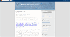 Desktop Screenshot of lunsayngbisaya.blogspot.com