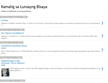 Tablet Screenshot of lunsayngbisaya.blogspot.com