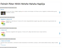 Tablet Screenshot of felmeripeter.blogspot.com