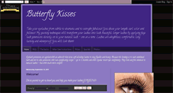 Desktop Screenshot of butterflykisslashes.blogspot.com