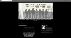 Desktop Screenshot of confessionsofahockeyplayersgirlfriend.blogspot.com