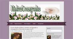 Desktop Screenshot of madresconsagradas.blogspot.com