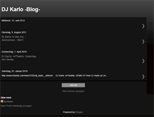 Tablet Screenshot of djkarloblog.blogspot.com