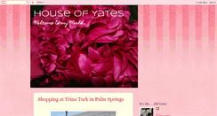 Desktop Screenshot of houseofyates.blogspot.com