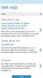 Mobile Screenshot of fast-voip.blogspot.com