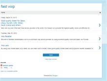 Tablet Screenshot of fast-voip.blogspot.com