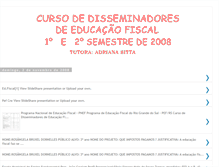 Tablet Screenshot of disseminadoresfiscaisprimeirosemestre.blogspot.com