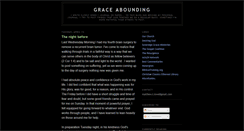 Desktop Screenshot of grace-abounding.blogspot.com