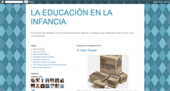 Desktop Screenshot of laeducacinenlainfancia.blogspot.com