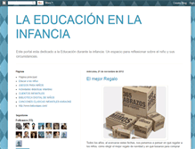 Tablet Screenshot of laeducacinenlainfancia.blogspot.com