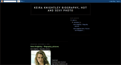 Desktop Screenshot of keira-knightley-beach-pictures.blogspot.com