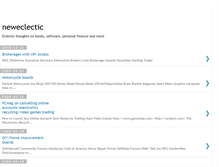 Tablet Screenshot of neweclectic.blogspot.com