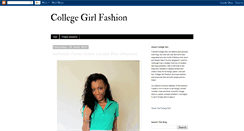 Desktop Screenshot of collegegirl-fashion.blogspot.com