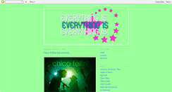 Desktop Screenshot of everythingis.blogspot.com