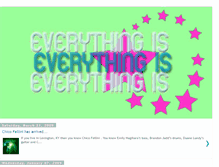 Tablet Screenshot of everythingis.blogspot.com