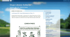 Desktop Screenshot of grupoliterariosolitarios.blogspot.com