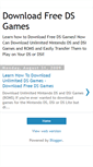 Mobile Screenshot of download-free-ds-games.blogspot.com