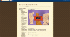 Desktop Screenshot of lascosasdeisidro.blogspot.com