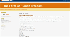 Desktop Screenshot of freedomsforce.blogspot.com