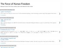 Tablet Screenshot of freedomsforce.blogspot.com