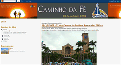 Desktop Screenshot of caminhodafe2009.blogspot.com