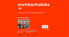 Desktop Screenshot of novinkachudoba.blogspot.com