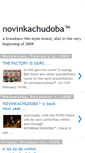 Mobile Screenshot of novinkachudoba.blogspot.com