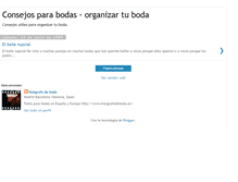 Tablet Screenshot of consejosparabodas.blogspot.com