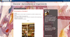 Desktop Screenshot of decorandoeaproveitando.blogspot.com