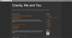 Desktop Screenshot of gravitymeandyou.blogspot.com