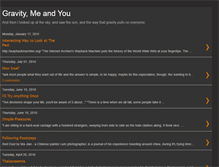 Tablet Screenshot of gravitymeandyou.blogspot.com