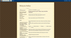 Desktop Screenshot of malaysiaonline.blogspot.com