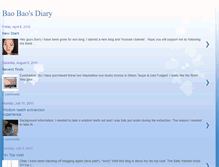 Tablet Screenshot of bao-baos-diary.blogspot.com