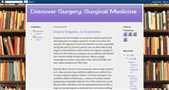 Desktop Screenshot of discoversurgery.blogspot.com