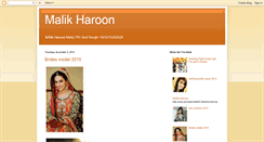 Desktop Screenshot of malik-haroon.blogspot.com