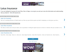 Tablet Screenshot of lotus-insurance.blogspot.com