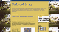 Desktop Screenshot of parkwoodestate.blogspot.com