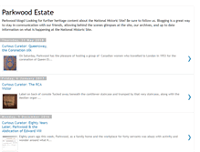 Tablet Screenshot of parkwoodestate.blogspot.com