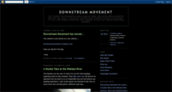 Desktop Screenshot of downstreammovement.blogspot.com