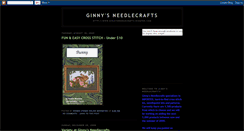 Desktop Screenshot of ginnysneedlecrafts.blogspot.com