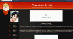Desktop Screenshot of chocolatetrivia.blogspot.com
