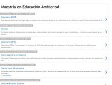 Tablet Screenshot of maestriaeneducacionambiental.blogspot.com