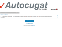 Tablet Screenshot of detectorautocugat.blogspot.com