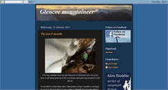 Desktop Screenshot of glencoemountaineer.blogspot.com