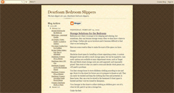 Desktop Screenshot of dearfoam-bedroom-slippers.blogspot.com