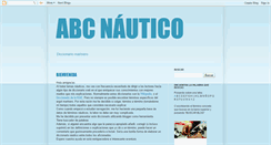 Desktop Screenshot of abcnautico.blogspot.com