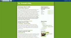 Desktop Screenshot of mrprescottblog.blogspot.com